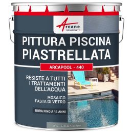 Pittura per Piastrelle Piscina per Piscine Piastrellate 20 kg  RAL 7001 - Grigio Argento