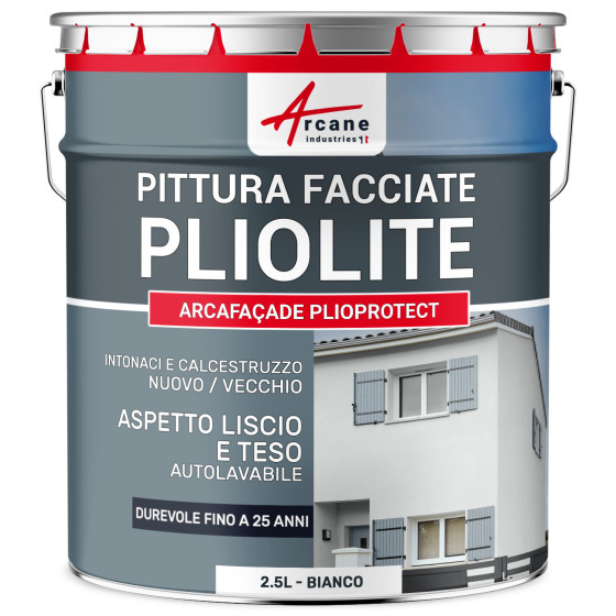 Pittura Esterna Pliolite - ARCAFAÇADE PLIOPROTECT 2.5 L (+ o - 20 m² in 1 strato) Bianco Pittura Esterna Pliolite - ARCAFAÇADE PLIOPROTECT 2.5 L (+ o - 20 m² in 1 strato) Bianco