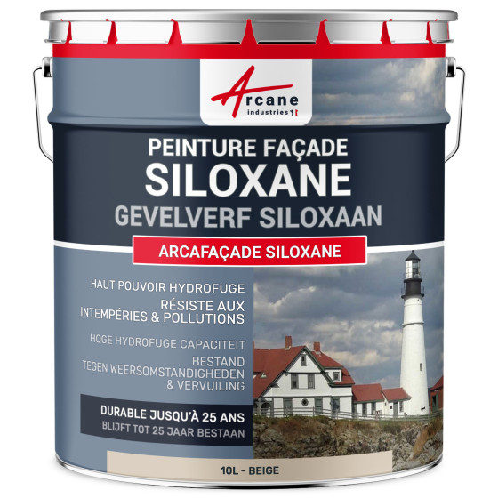 Siloxaanverf - ARCAFAÇADE SILOXAAN - 10 L (+ of - 60 m² in 1 laag)