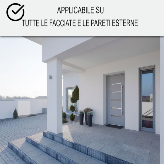 Pittura Esterna Silossanica - ARCAFAÇADE SILOXANE 20 x 10 L Pietra - RAL 090 90 10