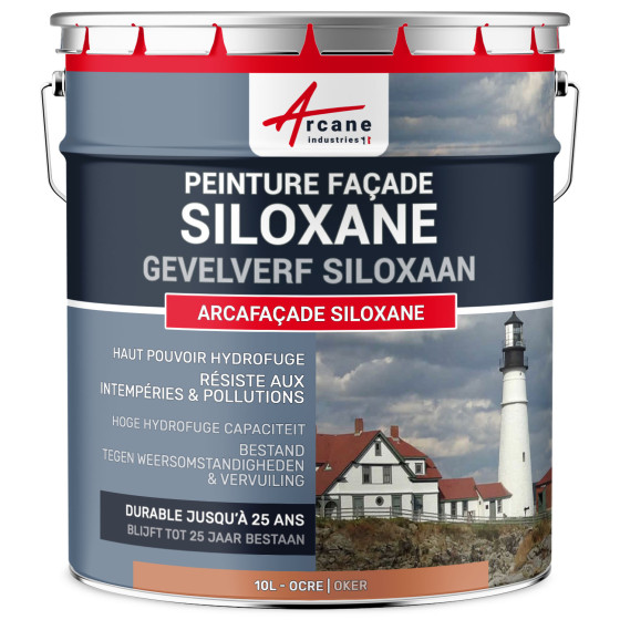 Siloxaanverf - ARCAFAÇADE SILOXAAN - 10 L (+ of - 60 m² in 1 laag)