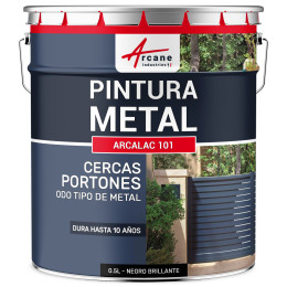 Pintura para Metal ARCALAQUE 101 0.5 L Negro Brillante RAL 9005