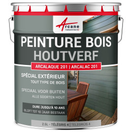 Bruine houtwerk verf voor buiten | Maison Etanche