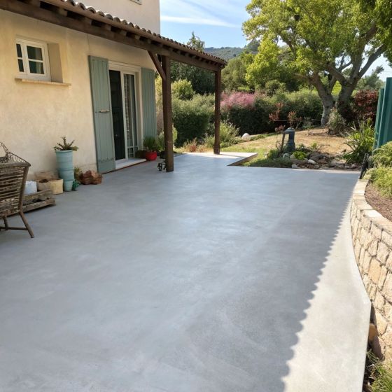 KIT BETÓN CIRÉ EXTERIOR - Betón alisado para suelos, paredes, terrazas y escaleras