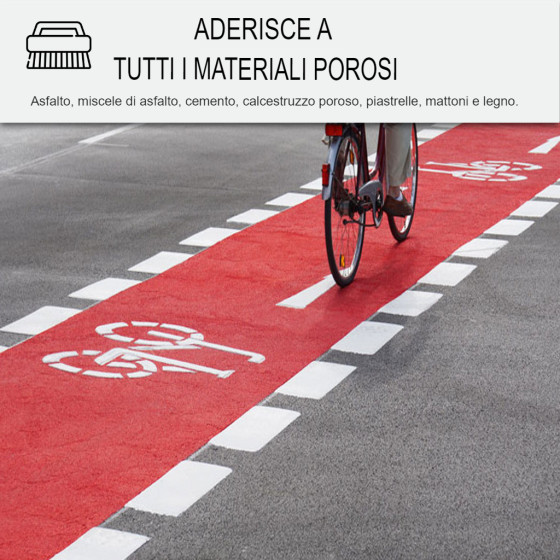 Vernice bituminosa : Resina per rivestimento bituminoso - ARCASPHALT 3 x 15 kg Verde Tennis