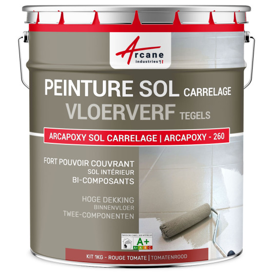Vloerverf Tegels - Epoxyhars voor betegelde vloer - ARCAPOXY -260-1 kg (tot 5 m² in 2 lagen)