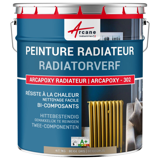 Verf voor radiator / verwarming - 1 kg (tot 5 m² in 2 lagen)