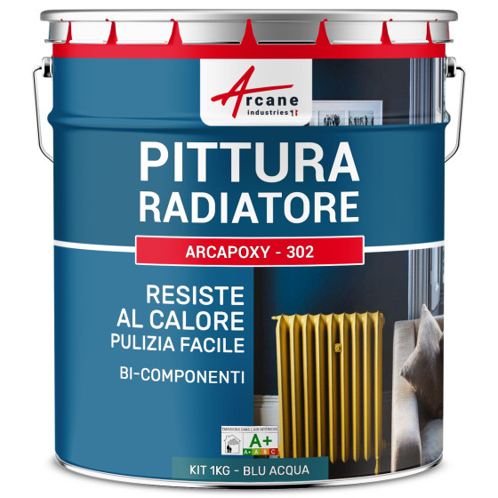 ARCAPOXY - 302 1 kg (fino a 5 m² in 2 strati) RAL 5021 - Blu Acqua