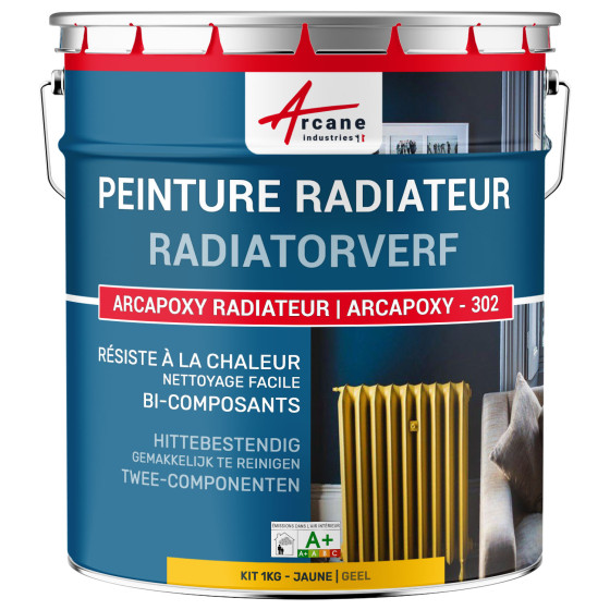 Verf voor radiator / verwarming - 1 kg (tot 5 m² in 2 lagen)