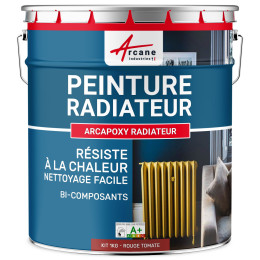 Peinture radiateur / chauffage-Kit1Kg-Ral-3013-Rouge-Tomate-Aspect / Couleur