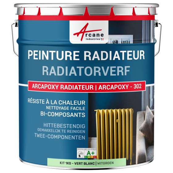 Verf voor radiator / verwarming - 1 kg (tot 5 m² in 2 lagen)