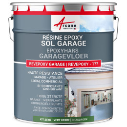 Blauwe epoxy garagevloerhars - REVEPOXY GARAGE | Maison Etanche