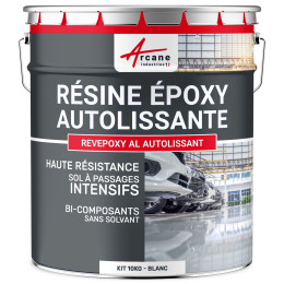 Résine époxy blanche sol - Autolissante | Maison Etanche