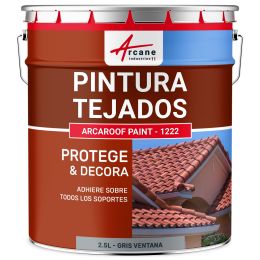 Pintura para Techos y Tejas: ARCAROOF PAINT - 1222 - Gris ventana 2.5L