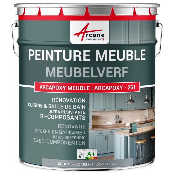 ARCAPOXY -261 Zilvergrijs - RAL 7001 - 1 kg (tot 12 m² in 2 lagen)