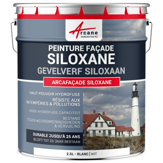 ARCAFAÇADE SILOXAAN Zwembadwit - 2.5 L (+ of - 15 m² in 1 laag)
