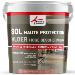 KIT BETON CIRE VLOER HOGE BESCHERMING Orleaanoranjekoper - 2 m² (in 2 lagen)