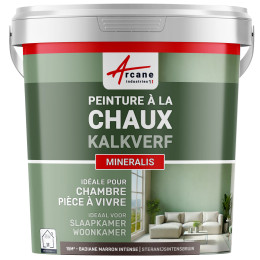 Kalkverf voor Binnen - MINERALIS Steranijsintensbruin - 15 m² 2.5 kg in 1 laag