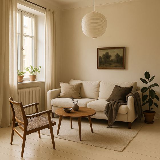 Pintura para parquet : ARCADÉCO - 1666 - Mise en situation - Ivoire clair