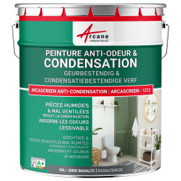 Anti-condensatie. geur- en schimmelverf voor vochtige ruimtes: ARCASCREEN -1212 Basaltgrijs - RAL 7012 - 10 L