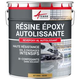 Résine époxy sol jaune - Autolissante | Maison Etanche