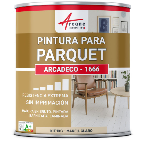 Pintura para parquet : ARCADÉCO - 1666 1 kg - Marfil Claro - RAL 1015