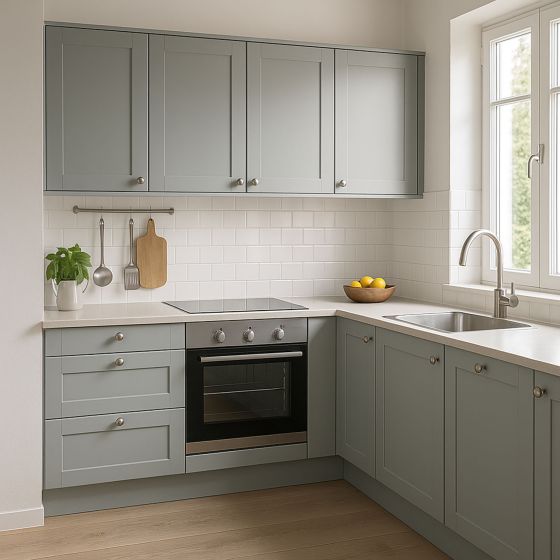 Peinture pour Meuble de Cuisine, plan de travail et Salle de Bain - ARCAPOXY MEUBLE - Mise en situation - Gris agate