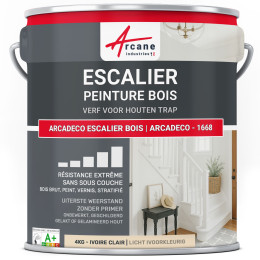 Verf voor houten trap: ARCADECO - 1668 4 kg - Licht ivoorkleurig- RAL 1015