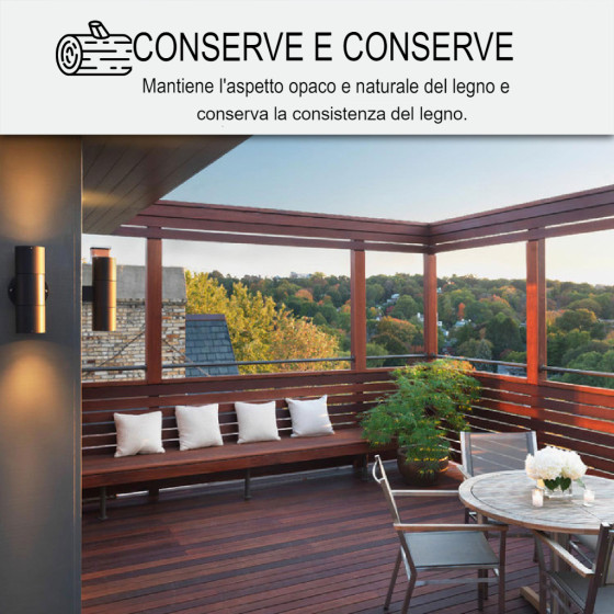 Saturatore per terrazze in legno naturale : ARCAWOOD COLOR -284 Saturatore per terrazze in legno naturale : ARCAWOOD COLOR -284