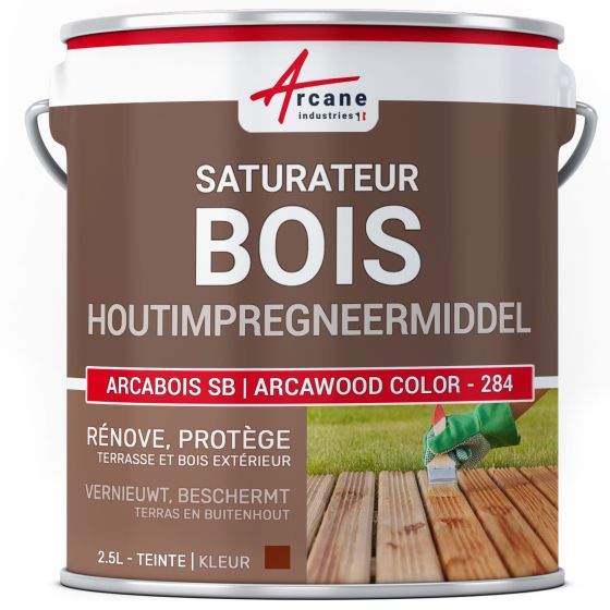 Natuurlijke houten terrasverzadiger: ARCAWOOD COLOR -284