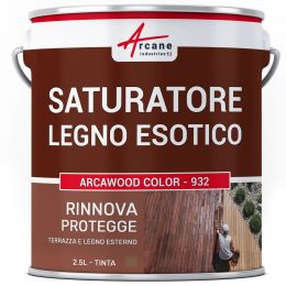 Saturatore per Legno Esotico - ARCAWOOD COLOR - 932 2.5 L (fino a 12.5 m²) Teak