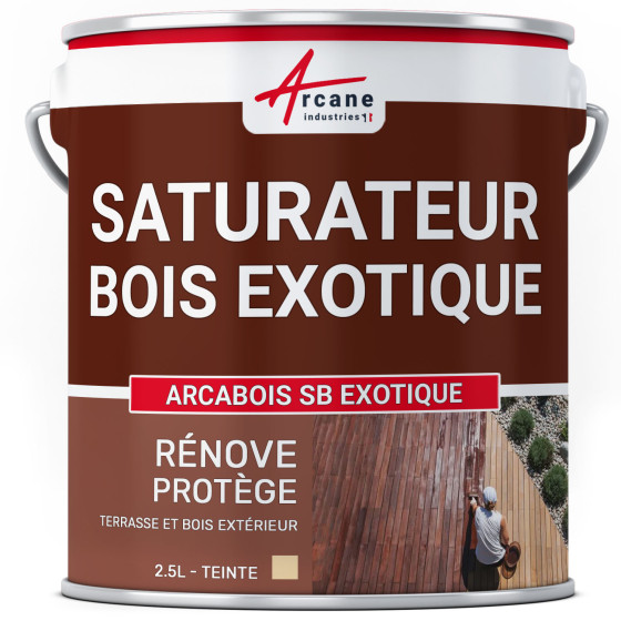 Saturateur Bois Exotique - ARCABOIS SB EXOTIQUE-2-5L-Naturel-Couleur / Aspect Saturateur Bois Exotique - ARCABOIS SB EXOTIQUE-2-5L-Naturel-Couleur / Aspect