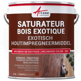 Verzadigende olie exotisch hout, teak, cumaru | ARCAWOOD | Maison Etanche