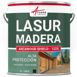 Barniz para madera exterior / interior ARCALASURE HYDRO 1 L - Ébano