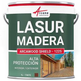 Barniz para madera exterior / interior ARCALASURE HYDRO 1 L - Teca dorada