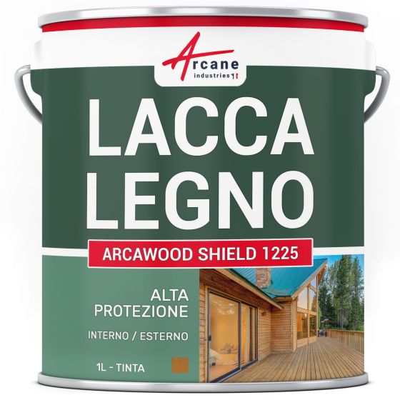 Impregnante per legno esterno/interno: ARCAWOOD SHIELD 1225 castagno Impregnante per legno esterno/interno: ARCAWOOD SHIELD 1225 castagno
