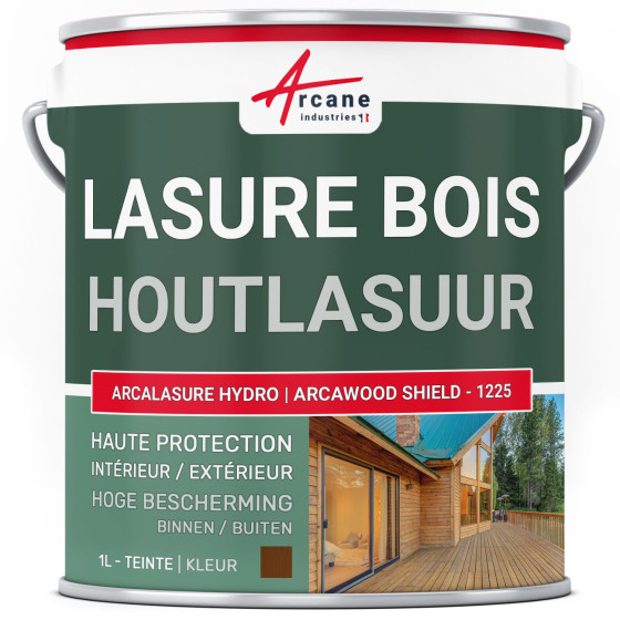 Buiten- en binnenhoutbeits: ARCAWOOD SHIELD 1225 1 L - Kersenhout