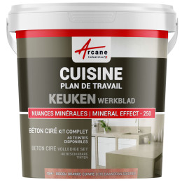 Beton cire Keuken Werkblad Achterwand Orleaanoranjekoper - 10 m²