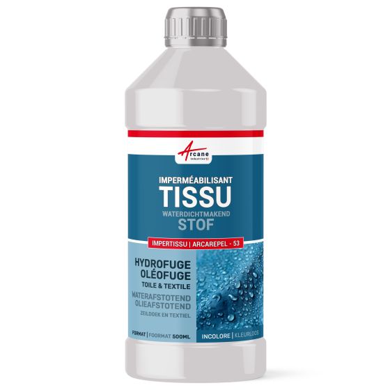 Waterdichtmakend middel voor Stoffen Textiel: ARCAREPEL -53 - Transparant - 05 L (tot 5 m²)