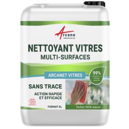 Nettoyant vitres et multi-surfaces - Certifié Ecocert : ARCANET Vitres - Transparent - 5 L