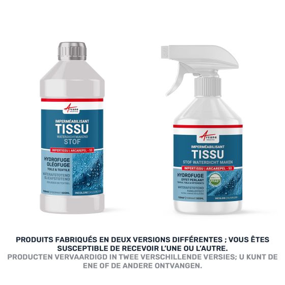 Waterafstotend Middel voor Stoffen, Textiel ZONDER PFAS: ARCAREPEL - 53