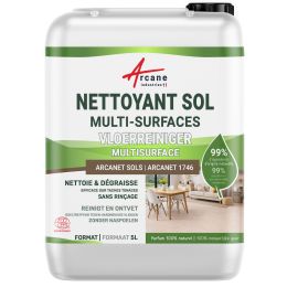 Professionele en natuurlijke vloerreiniger voor alle vloertypen: ARCANET 1746 | ECOCERT gecertificeerd - 5 L