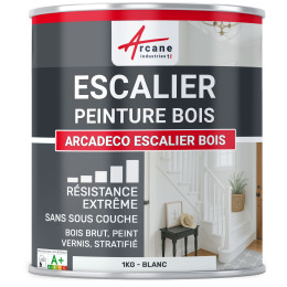 Peinture Escalier Bois : ARCADÉCO ESCALIER BOIS