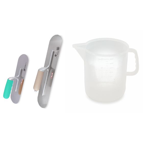 Kit complet d'outils pour la pose de moquette de pierre