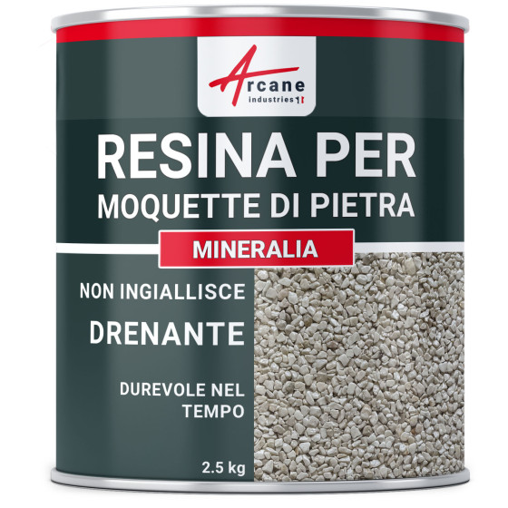 Resina poliuretanica monocomponente per tappeto di pietra : MINERALIA 2