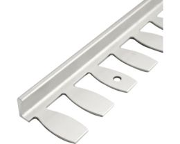 Rieles Guía Aluminio Suelo de Grava - Perfil Anodizado Estándar o Flexible - Control de Espesor
