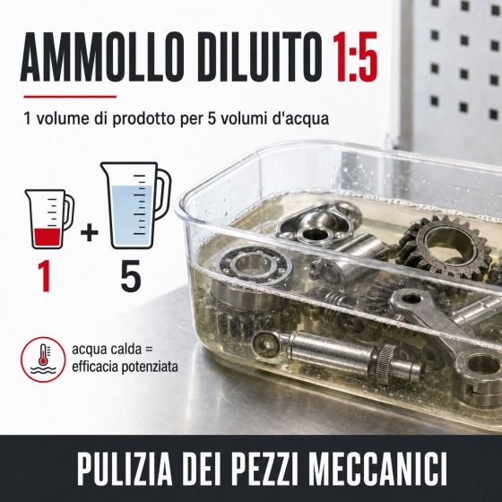 Sgrassatore catena bici e moto, sostituisce il tricloroetilene