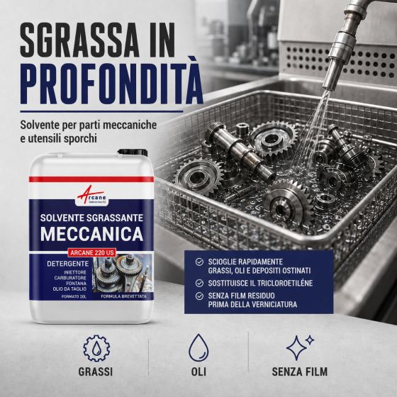 Solvente per grassi, Sgrassatore per parti meccaniche
