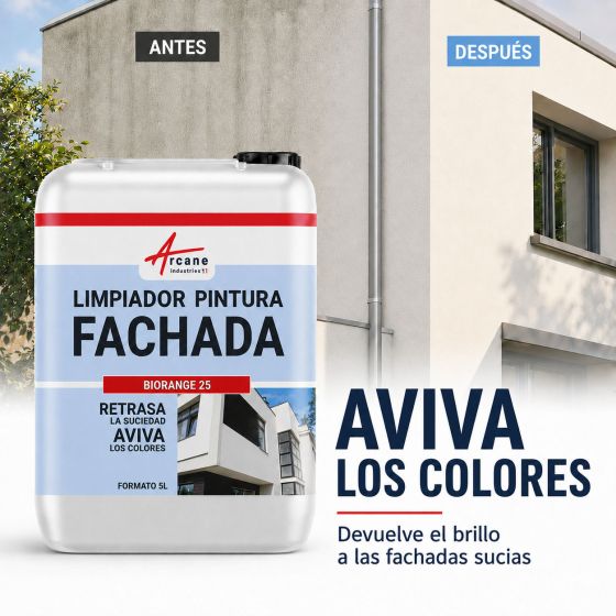 Limpiador renovador de revocos para fachadas - RENOVADOR DE FACHADAS