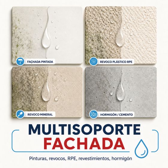 Limpiador renovador de revocos para fachadas - RENOVADOR DE FACHADAS